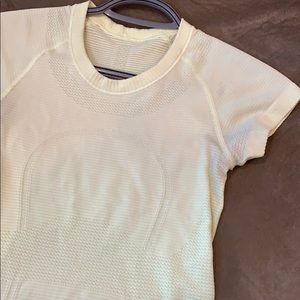 Yellow lululemon shirt